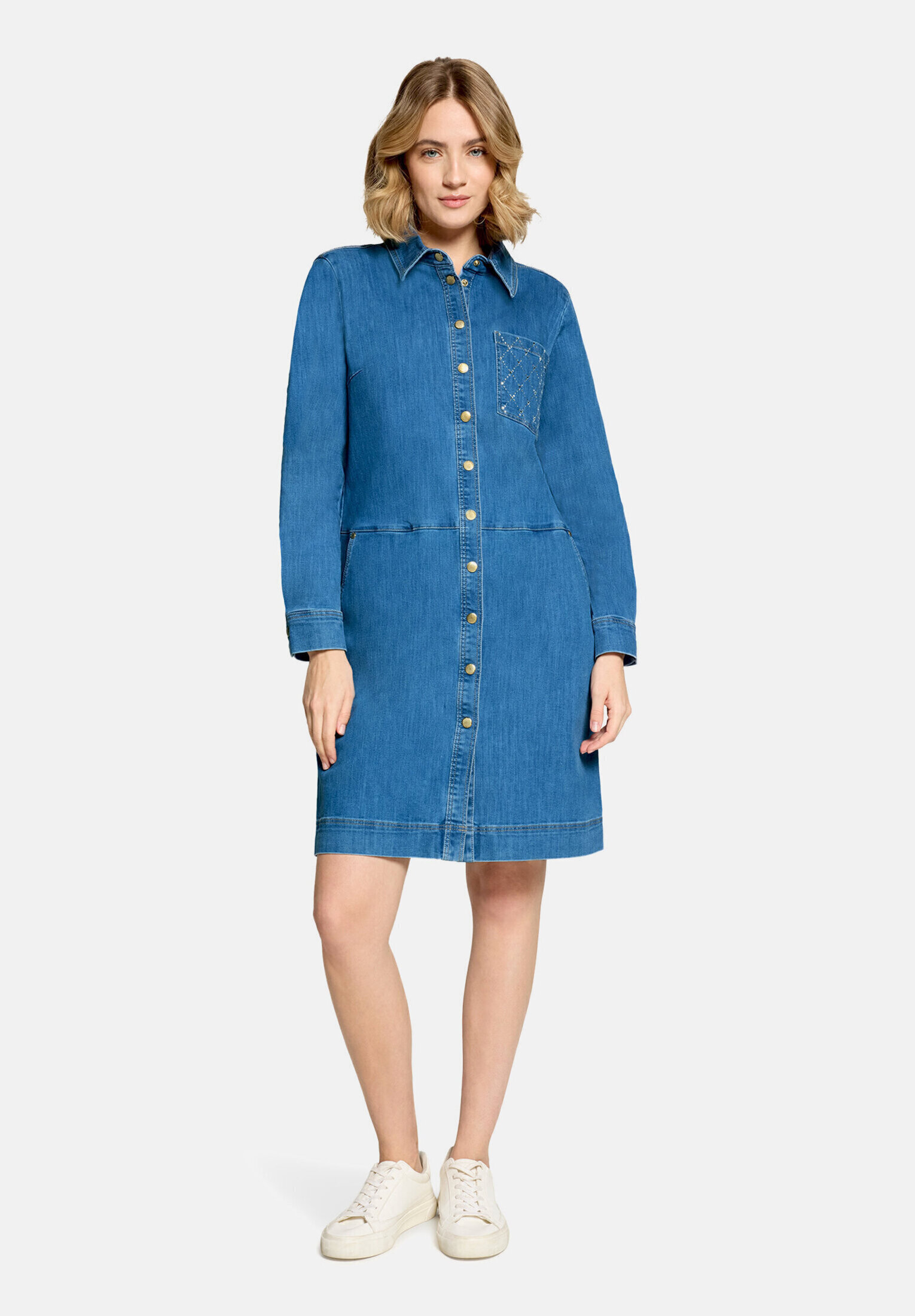 Robe-chemisier à patte de boutonnage, BETTY BARCLAY
