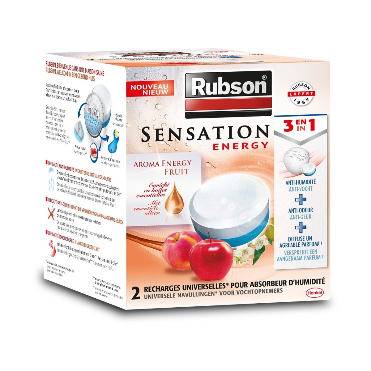 RUBSON SENSATION Rech Neutre lot 2