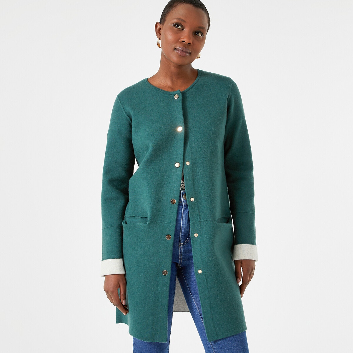 Gilet deals long vert