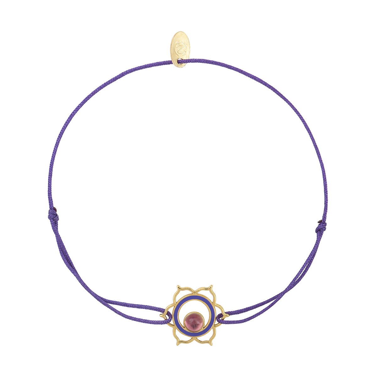 Bracelet cordon "i feel" améthyste - chakras, CAROLINE NAJMAN