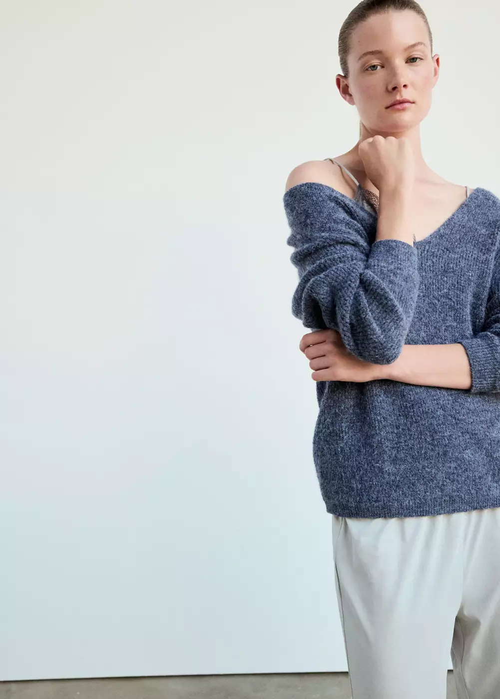 Pull-over oversize col V, MANGO