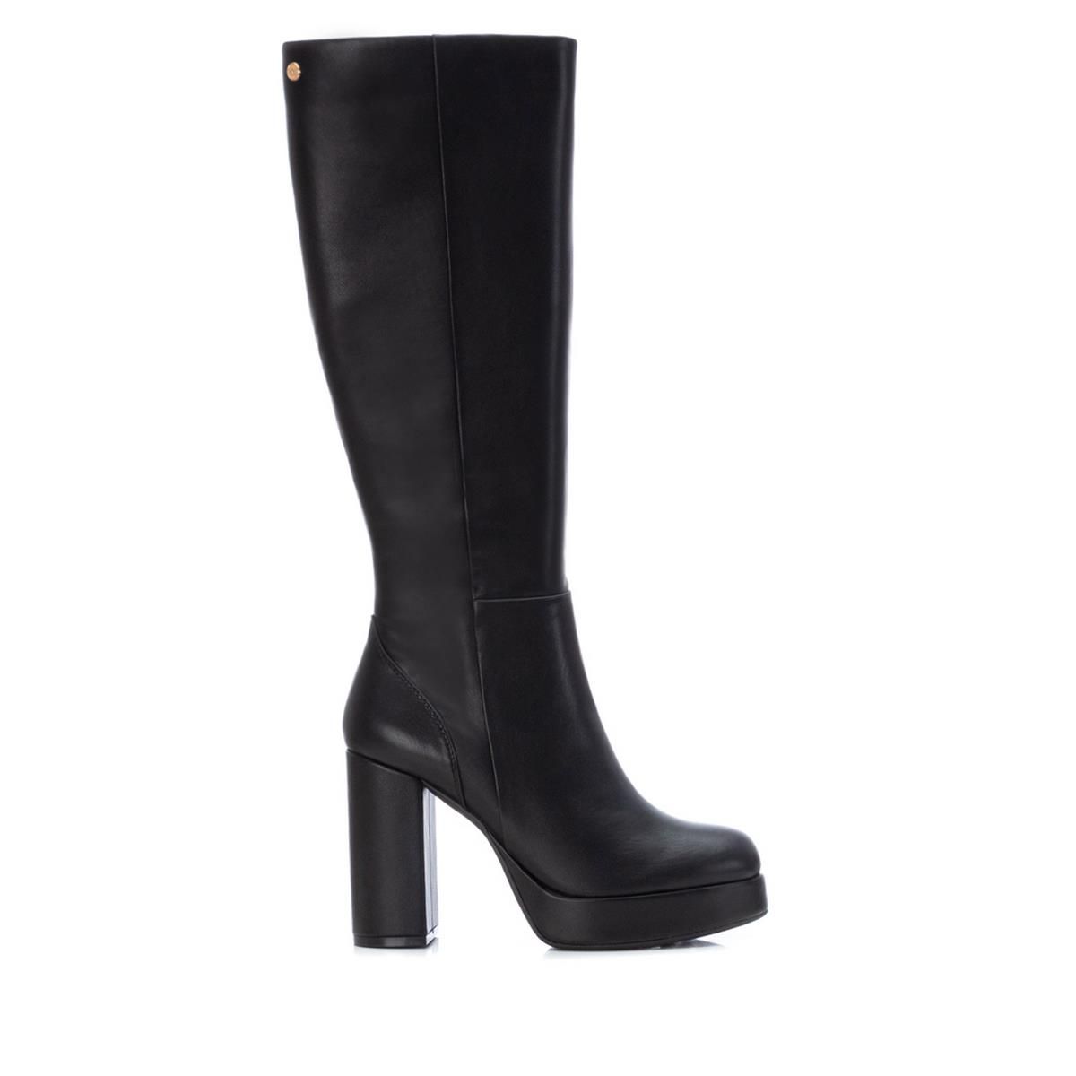 Botte avec talon de 10 cm noir Xti La Redoute