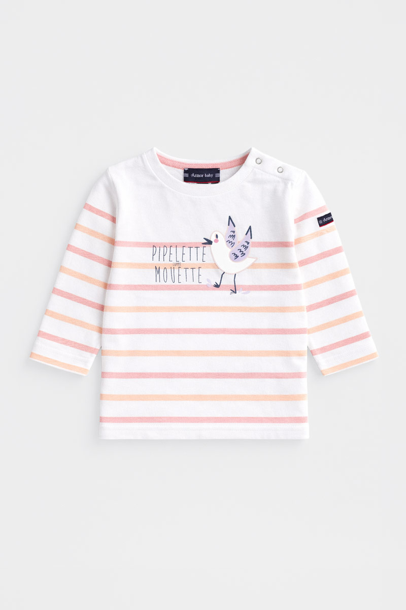 Marinière mouette Baby - coton léger, ARMOR-LUX