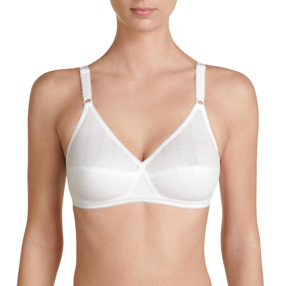 Image of Cross Your Heart Bra in Cotton without Underwiring