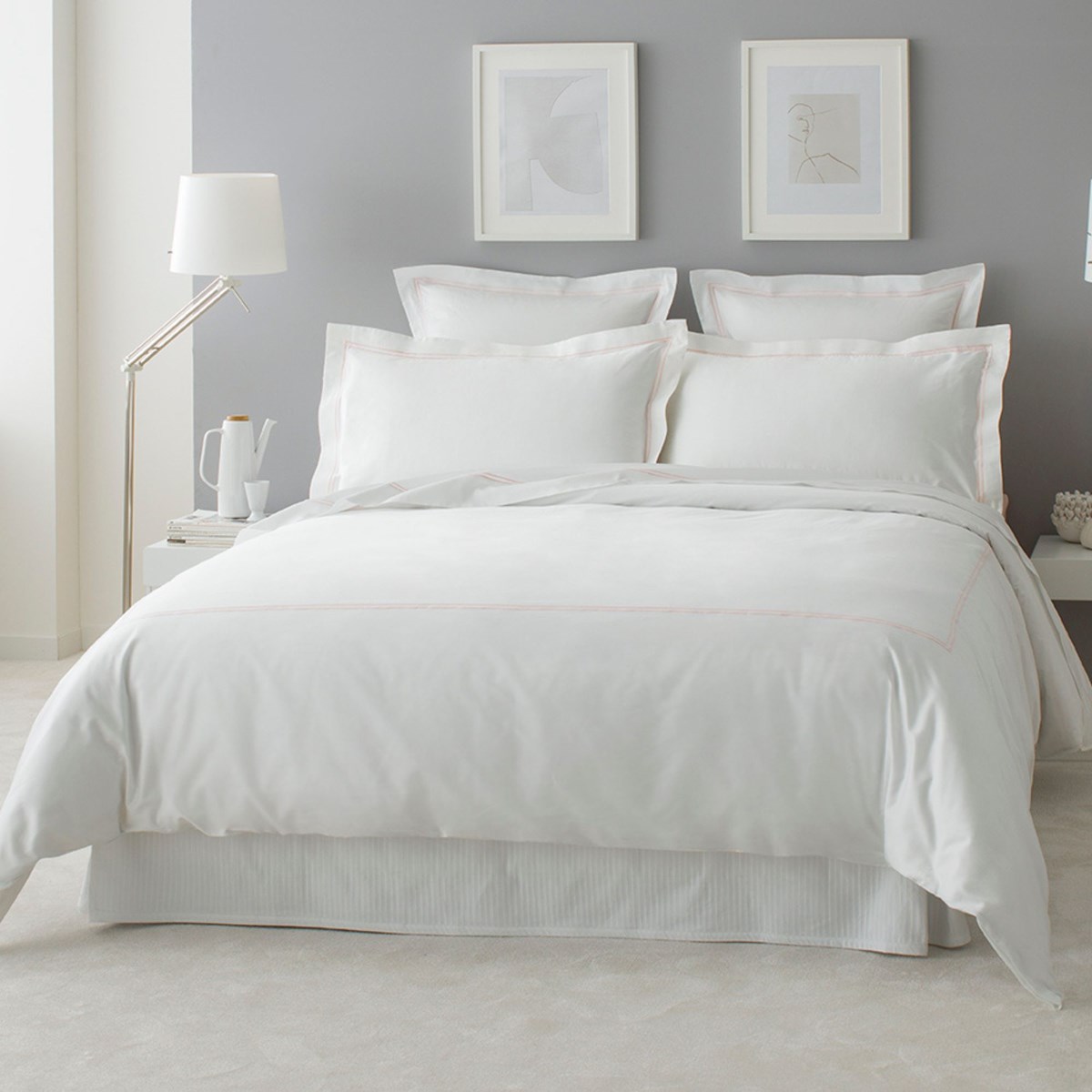 Housse de couette satin de coton égyptien ELEGANCE, MPC MAISON