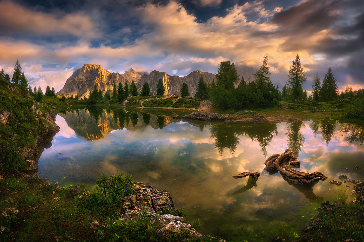 Tableau Lac de Limides, Dolomites, HEXOA