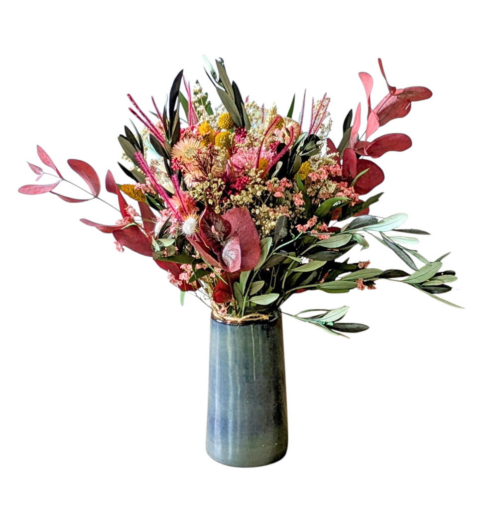 Bouquet de fleurs séchées Albizia Taille M, RECONCILIATION VEGETALE