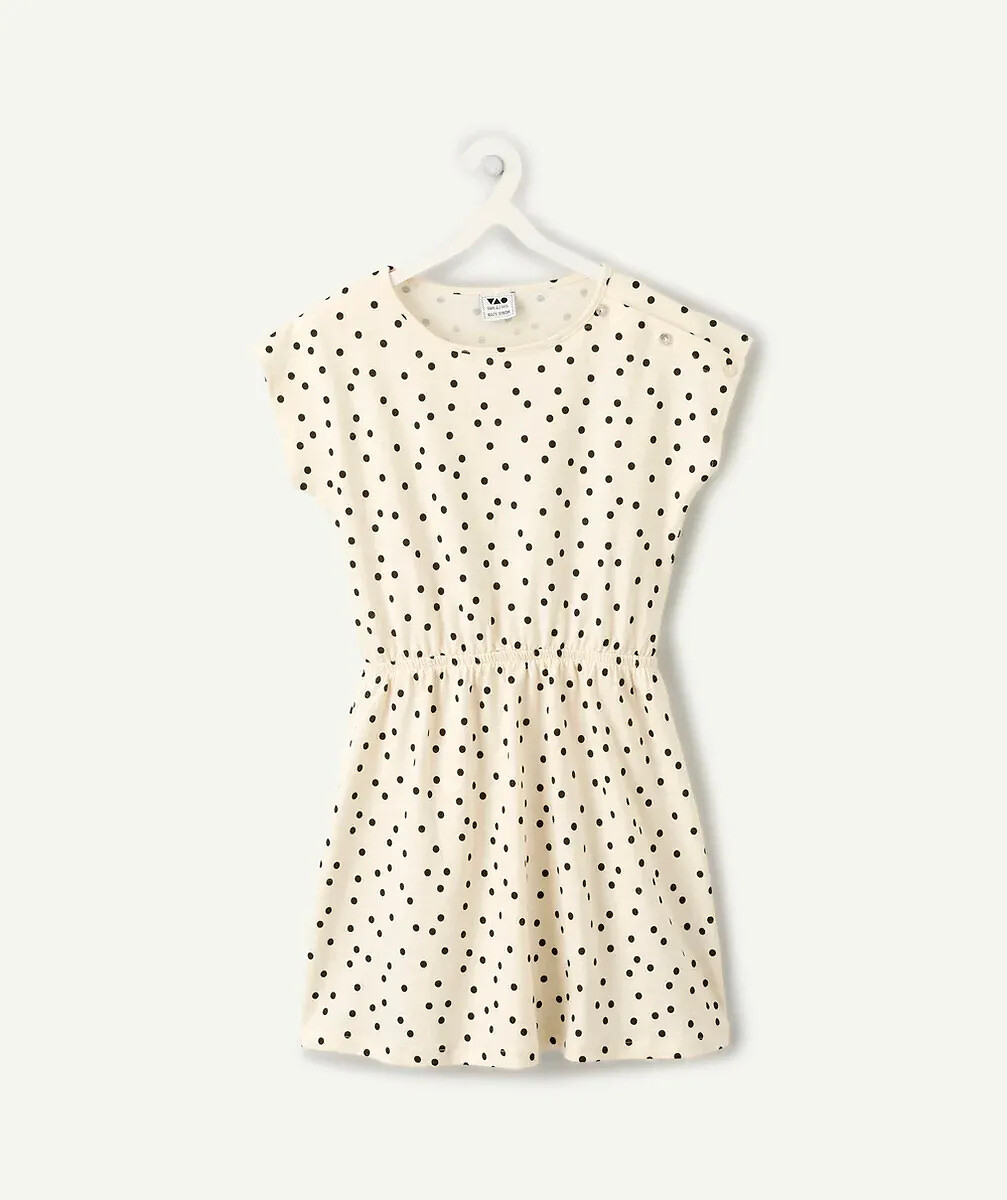 Vestido de mangas curtas às bolas, TAPE A L'OEIL
