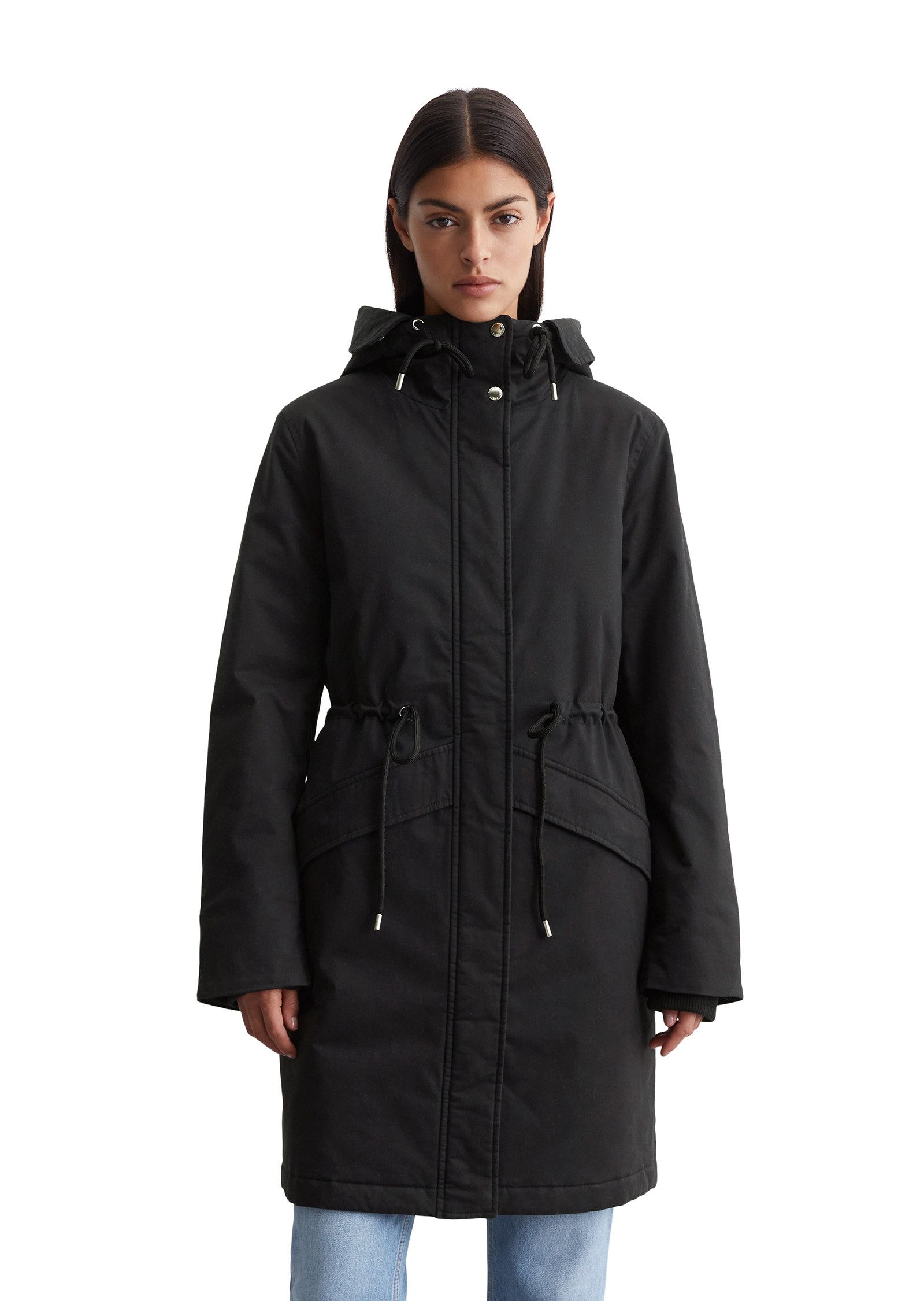Parka outdoor régulière en Organic Cotton Stretch, MARC O’POLO DENIM