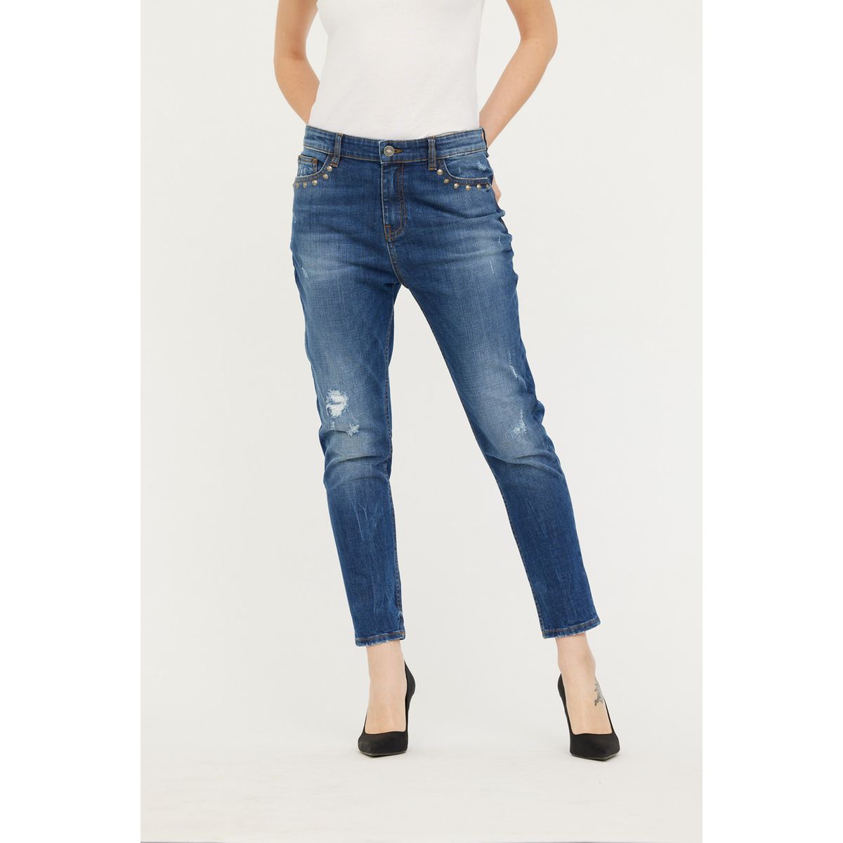 Jean skinny troué femme deals