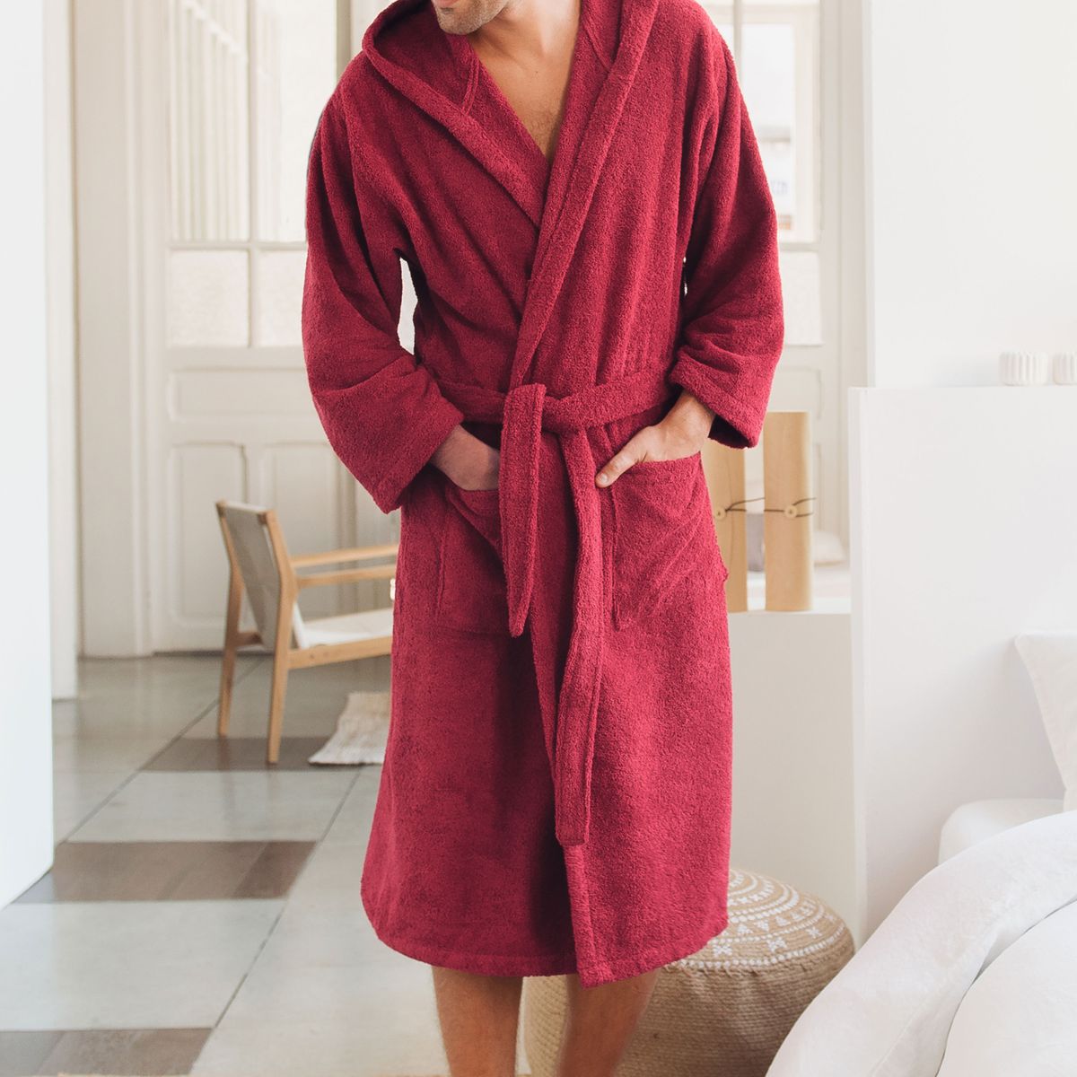 Peignoir hotsell femme bordeaux