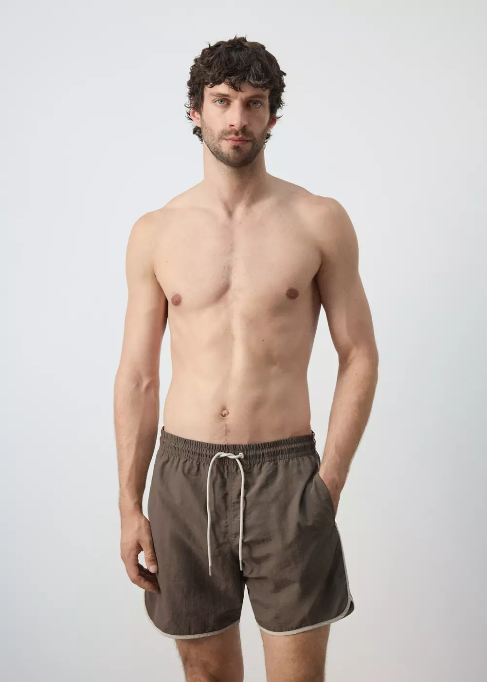 Maillot de bain essentiel cordon, MANGO MAN