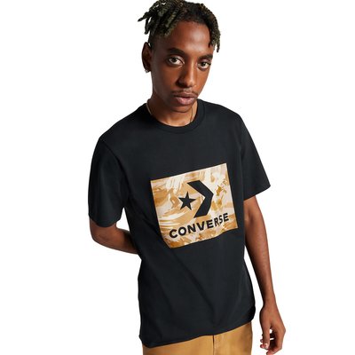 T-Shirt, Brusttasche mit Logoprint im Camouflage-Design CONVERSE
