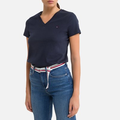 Tee shirt col v manches courtes TOMMY HILFIGER