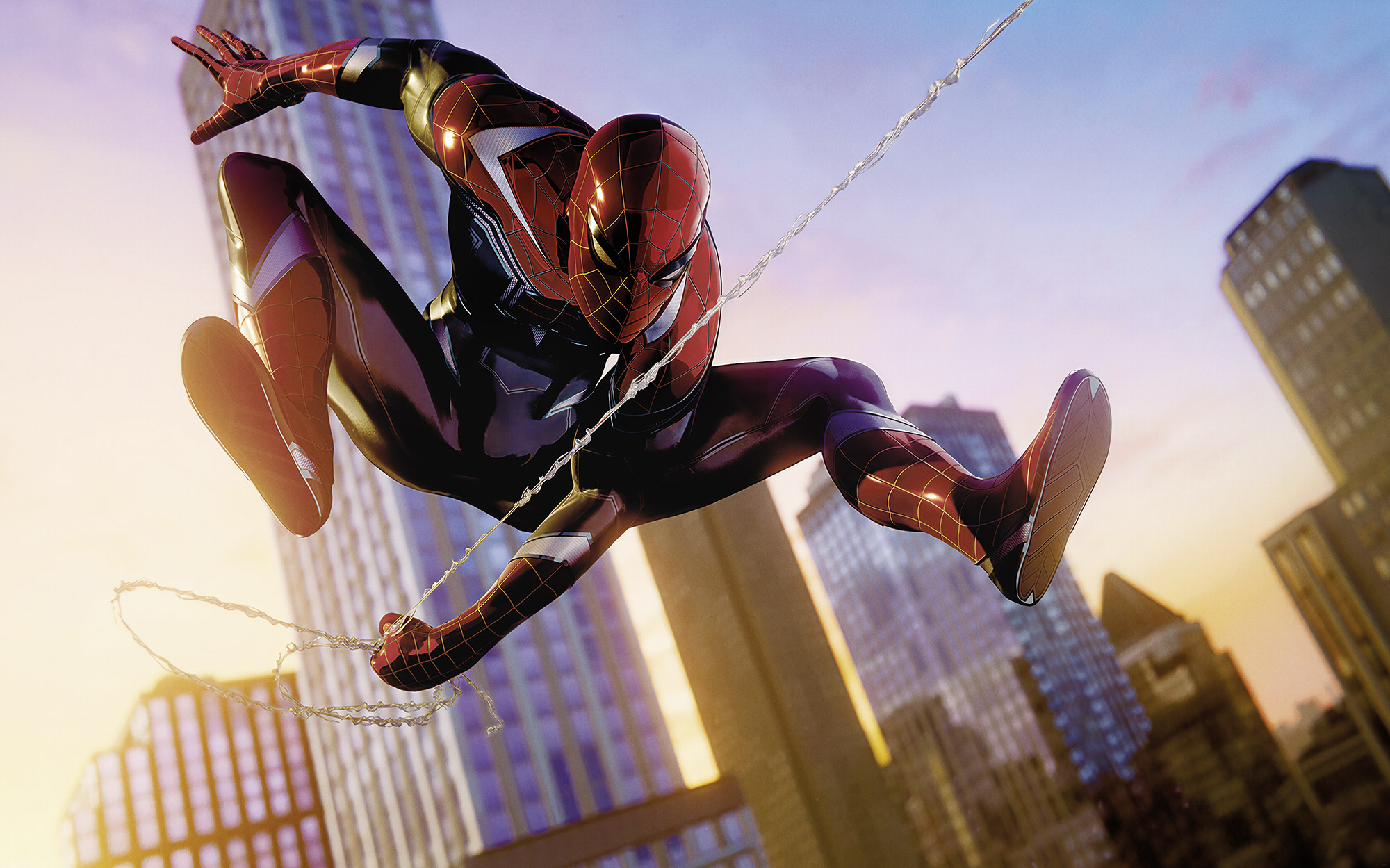 Papier peint Komar - Marvel Spider-Man Huge Jump - 400 x 250 cm, HEXOA