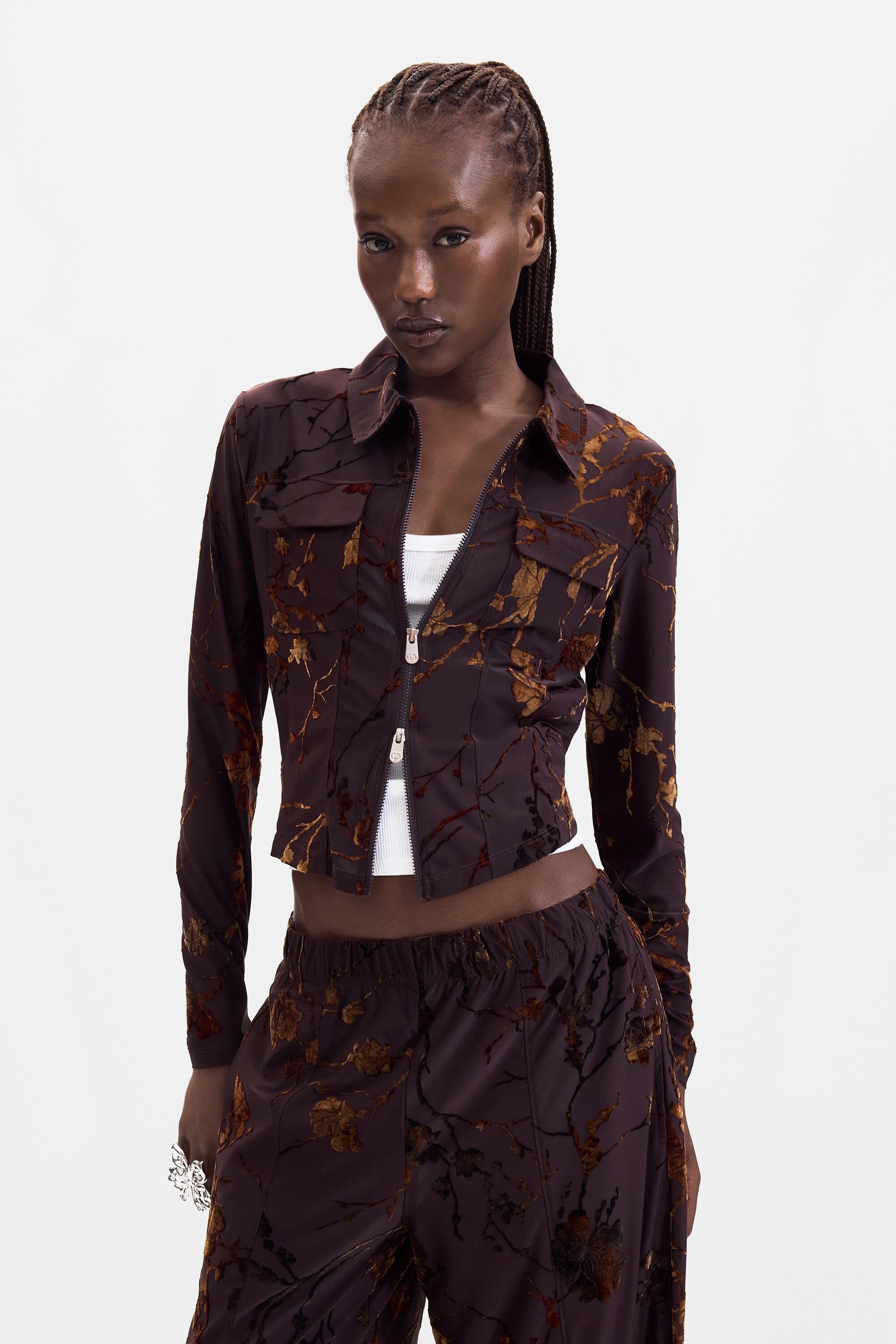 T-shirt en maille à manches longues, DESIGUAL