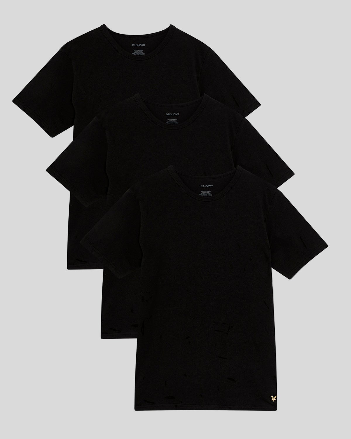Lot de 3 T-shirts lounge, LYLE & SCOTT