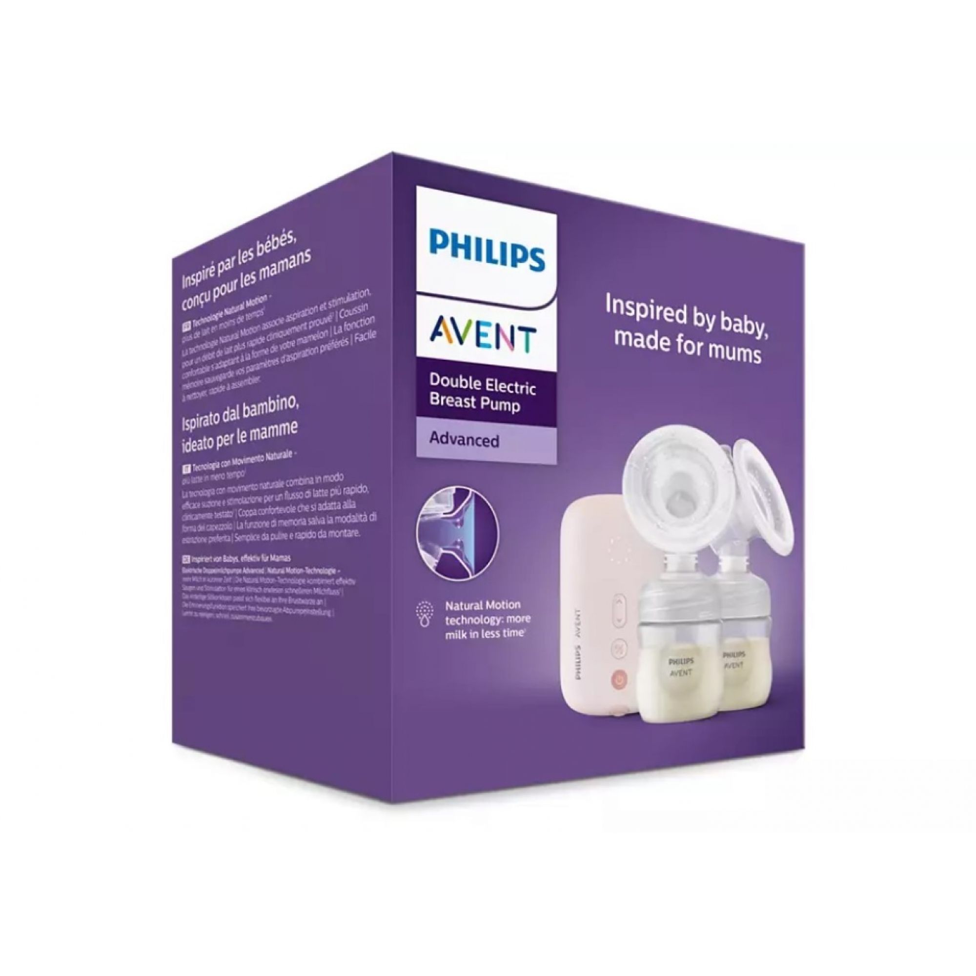Tire-lait éléctrique double Natural, PHILIPS AVENT