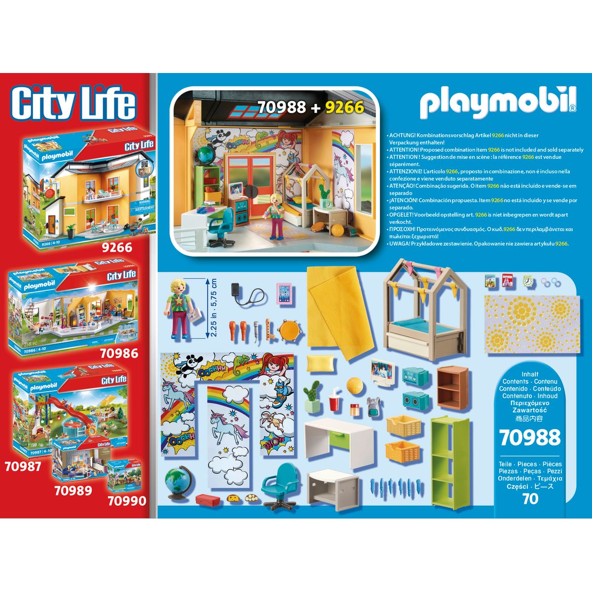 Playmobil - 70989 - Maison moderne - Salon aménagé