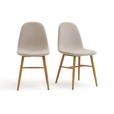 Set van 2 stoelen in fluweel, Polina LA REDOUTE INTERIEURS