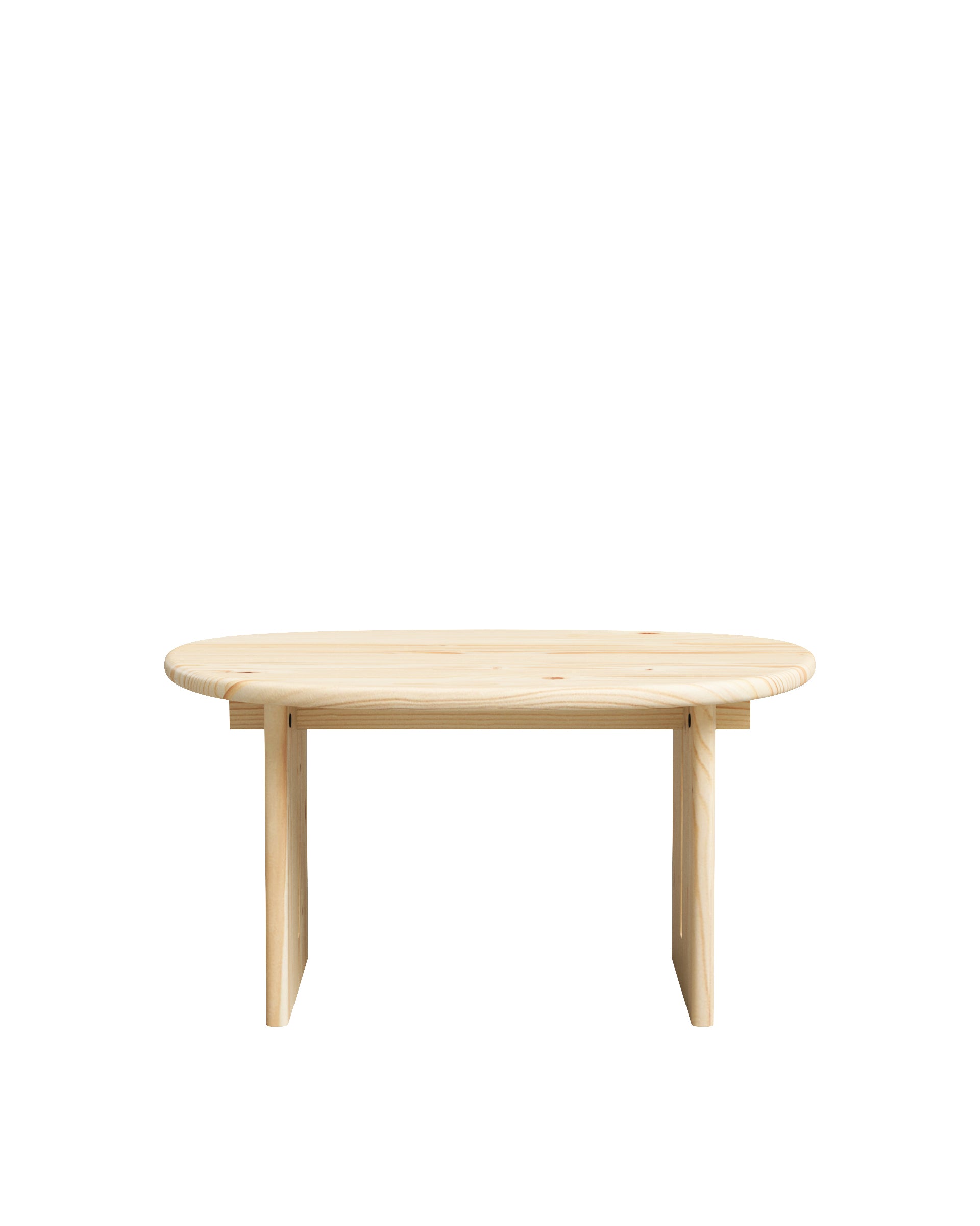 Table basse en sapin naturel 70 cm - GAIA, HANNUN