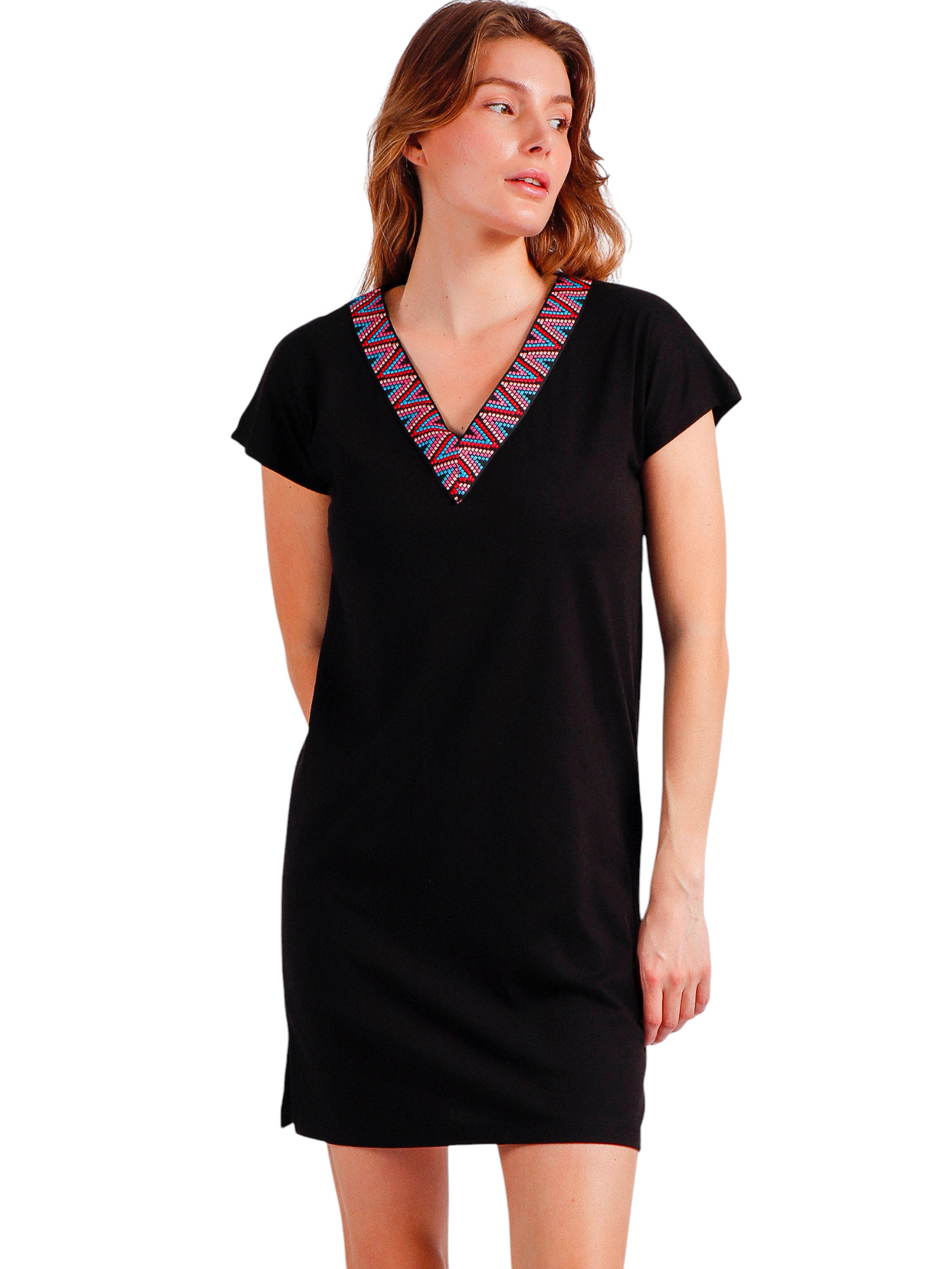 Robe de plage manches courtes Sailor Club, ADMAS