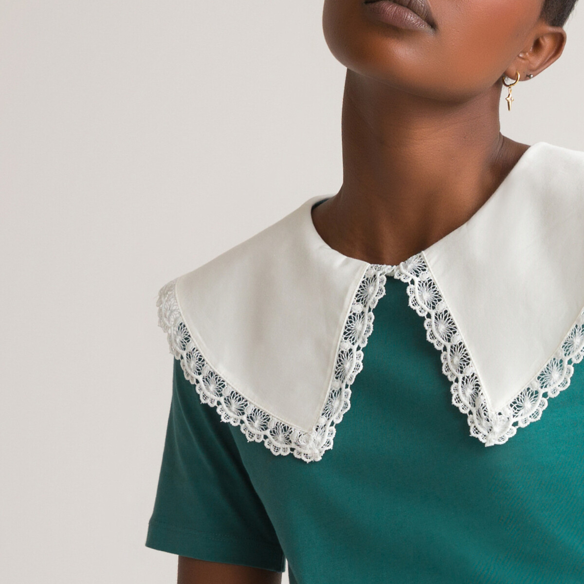Cotton short sleeve t-shirt with 