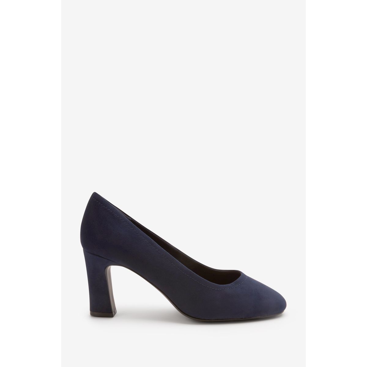 Escarpin bout rond talon carre store