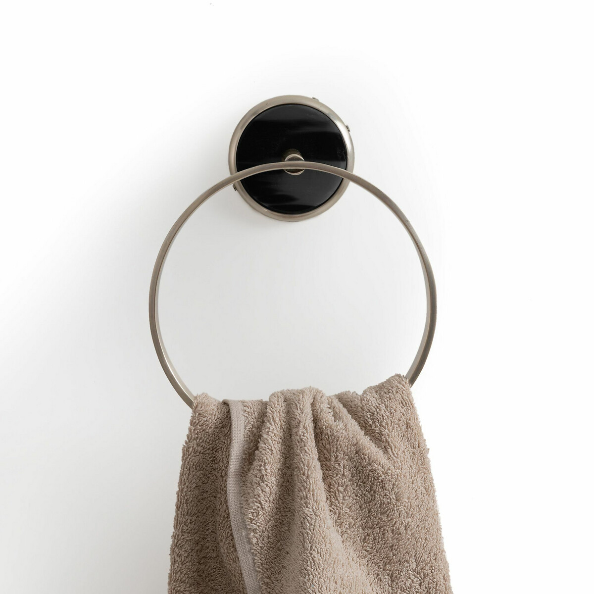 Product photograph of M Diana Metal Resin Towel Ring from La Redoute UK
