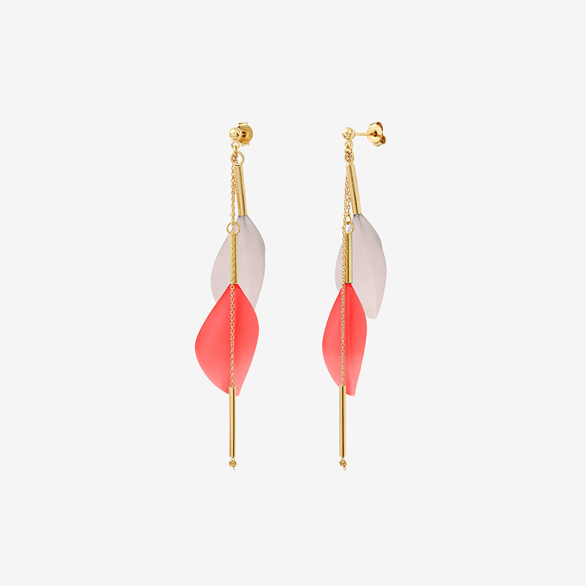 Boucles d'oreilles dorées multi - rio, CAROLINE NAJMAN