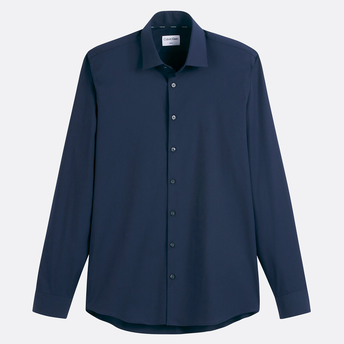 Slim Fit Shirt in Stretch Poplin, CALVIN KLEIN