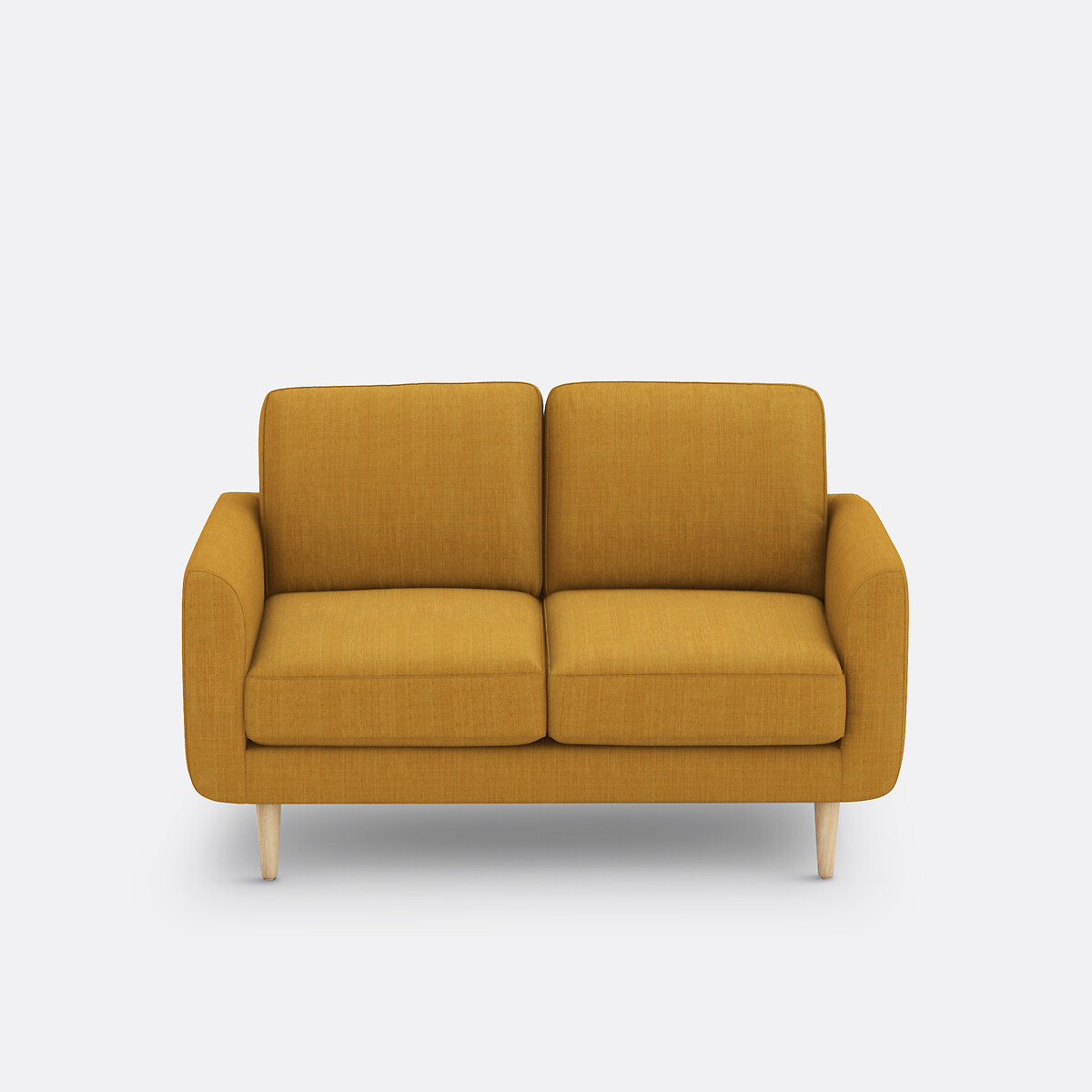Set Di 2 Federe Cuscino Quadrate 61x61 Cm - Stile Azteco Bohémien Giallo E Bianco, Per Divano E Letto