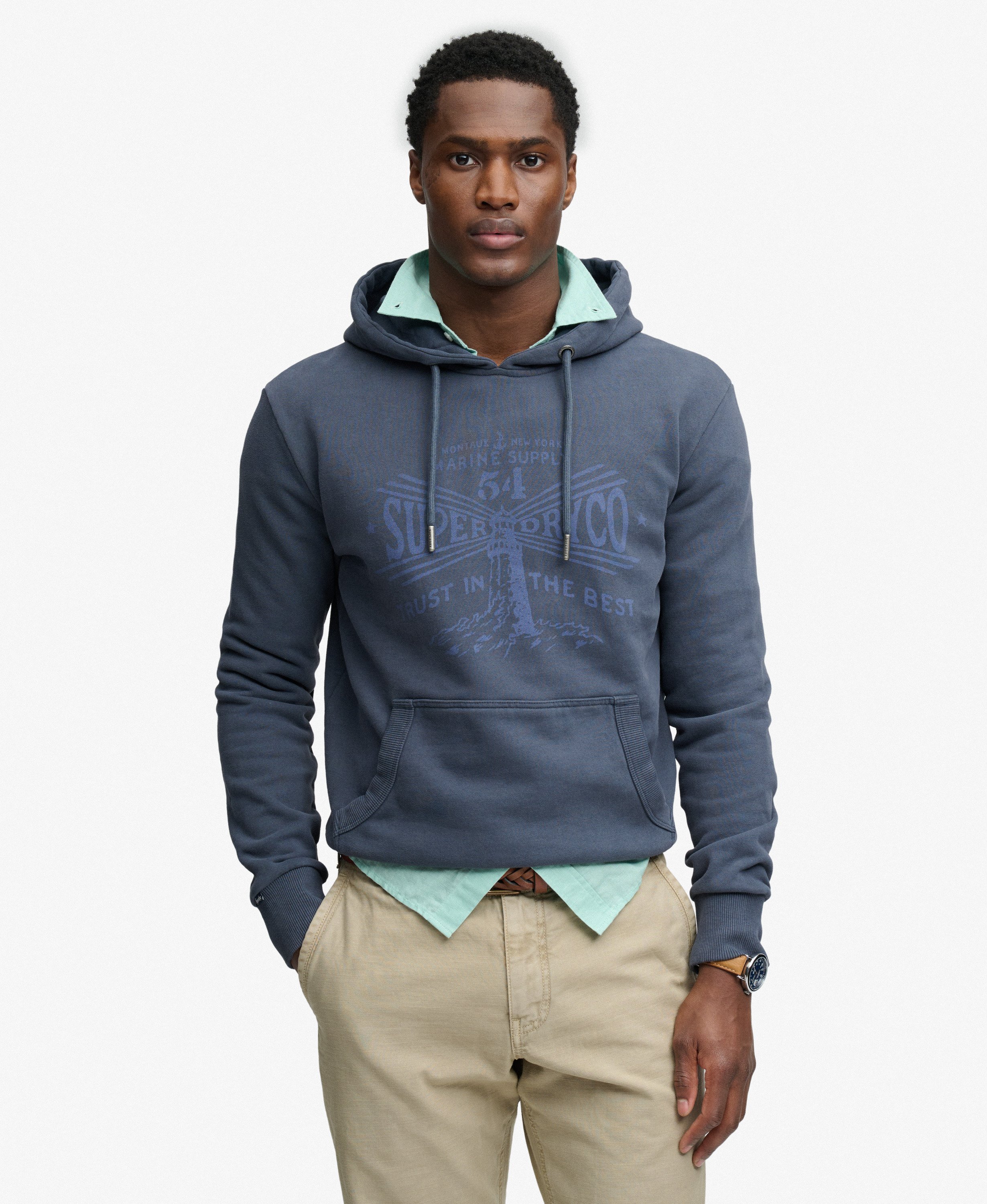 Sweat à capuche Lo-Fi Dockside, SUPERDRY