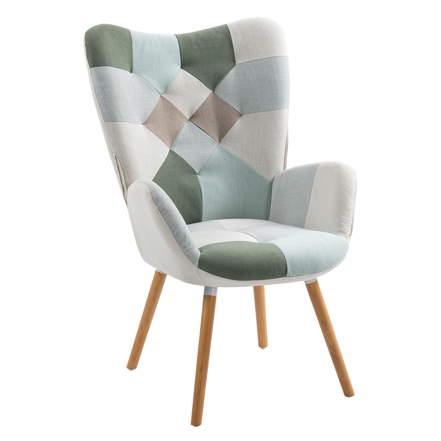 Fauteuil relax fauteuil confortable en tissu scandinave, FUNKEL, MEUBLES COSY