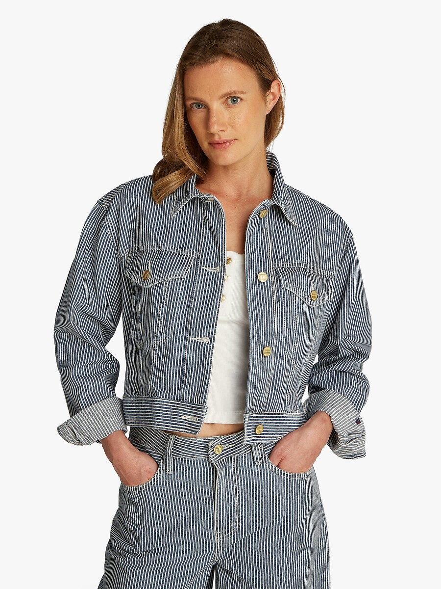 Veste courte rayée, TOMMY HILFIGER