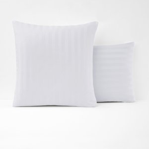 Striped 100% Cotton Satin 300 Thread Count Pillowcase LA REDOUTE INTERIEURS image