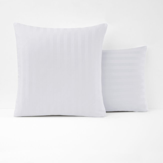 Striped 100% Cotton Satin 300 Thread Count Pillowcase - LA REDOUTE INTERIEURS