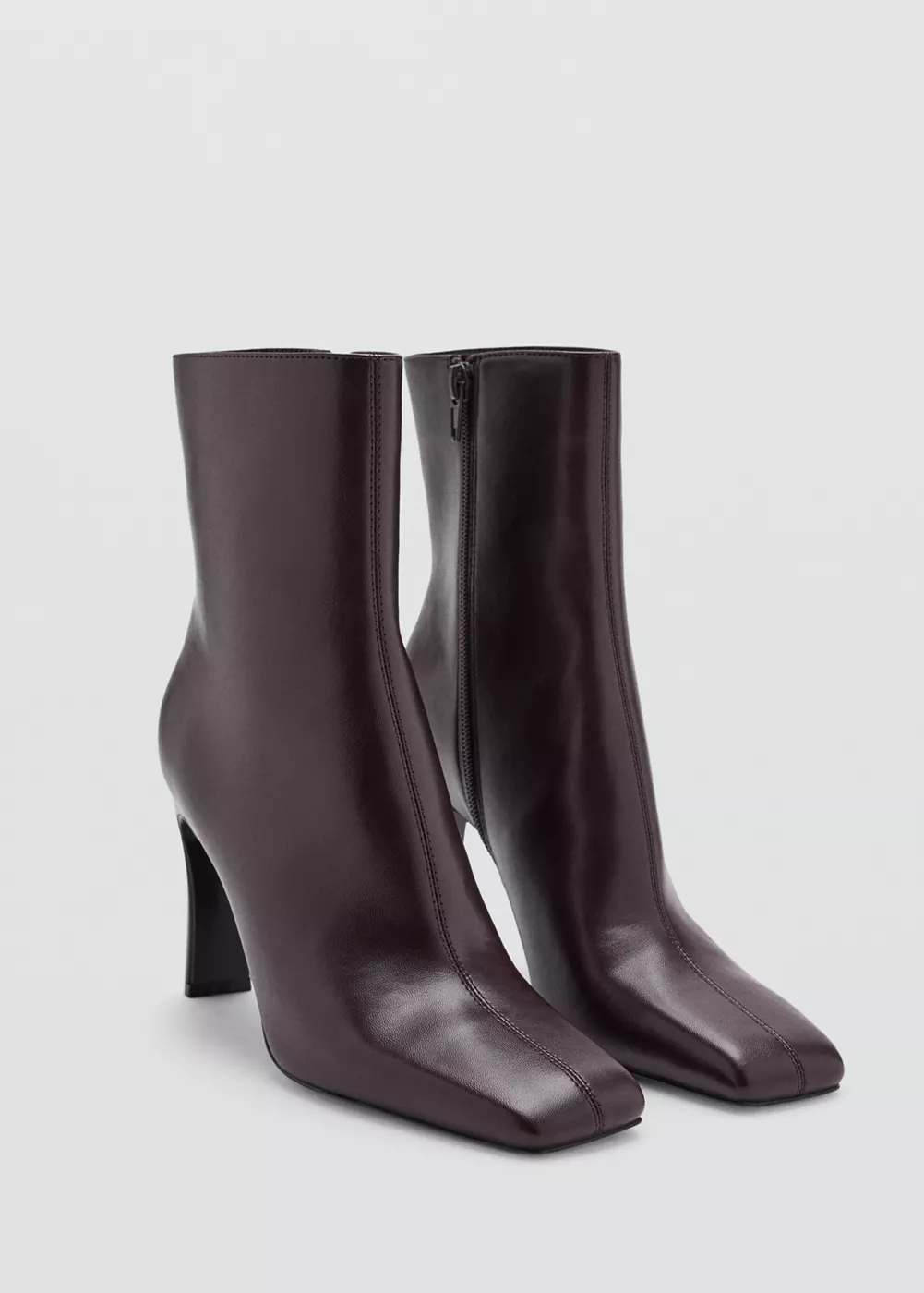 Bottines pointues à talon, MANGO