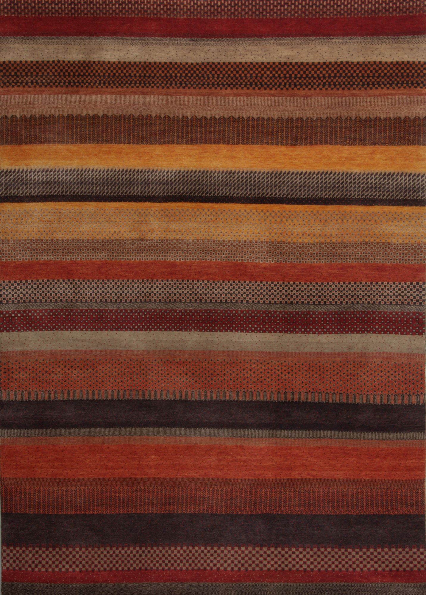 Tapis salon gabbeh Hindustan Hali noué main, THEKO