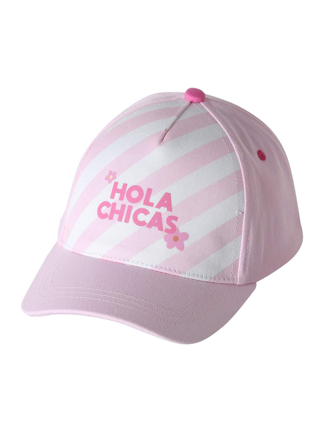 Casquette coton "Hola Chicas", VERTBAUDET