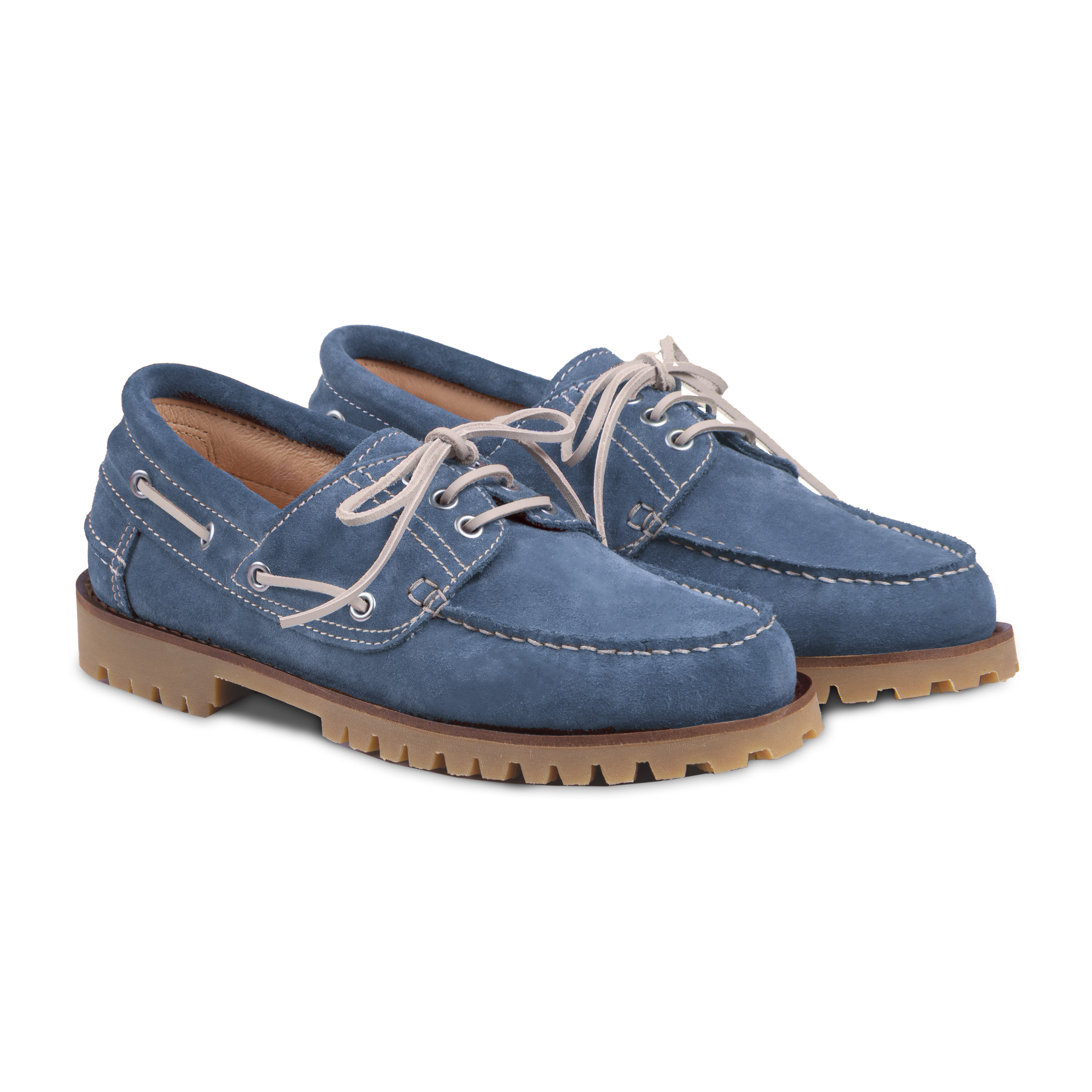 Chaussures bateau Milo cuir daim, JULES & JENN