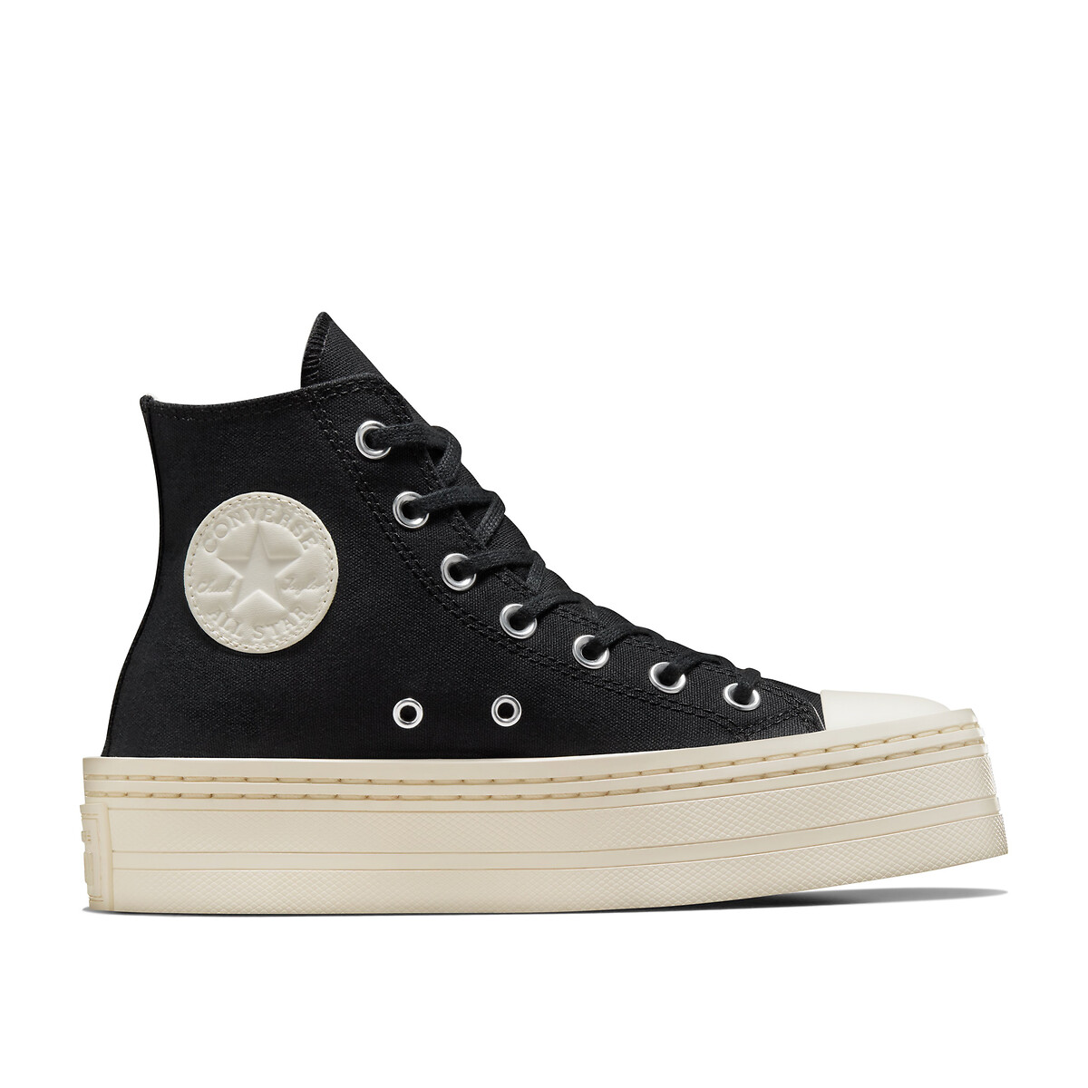 Converse doble suela negra La Redoute