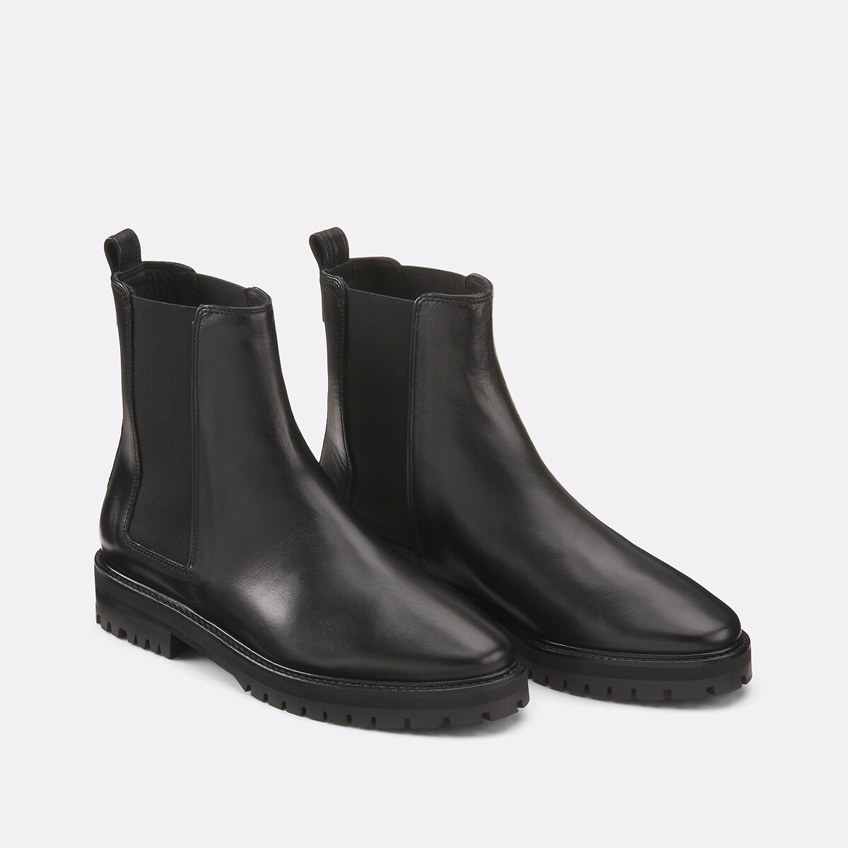 N°501 Ankle Boots in Smooth Leather, RIVECOUR