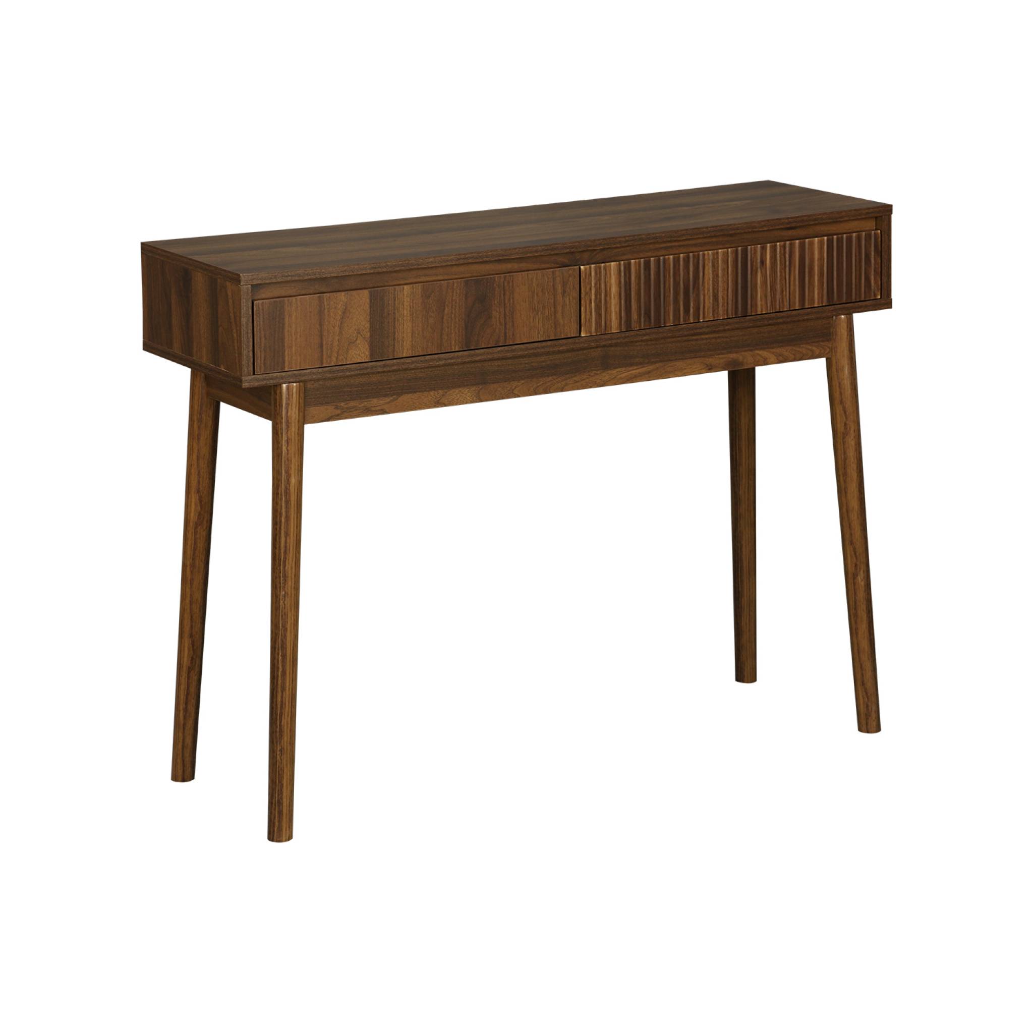 Console décor bois 2 tiroirs LINEAR, SWEEEK