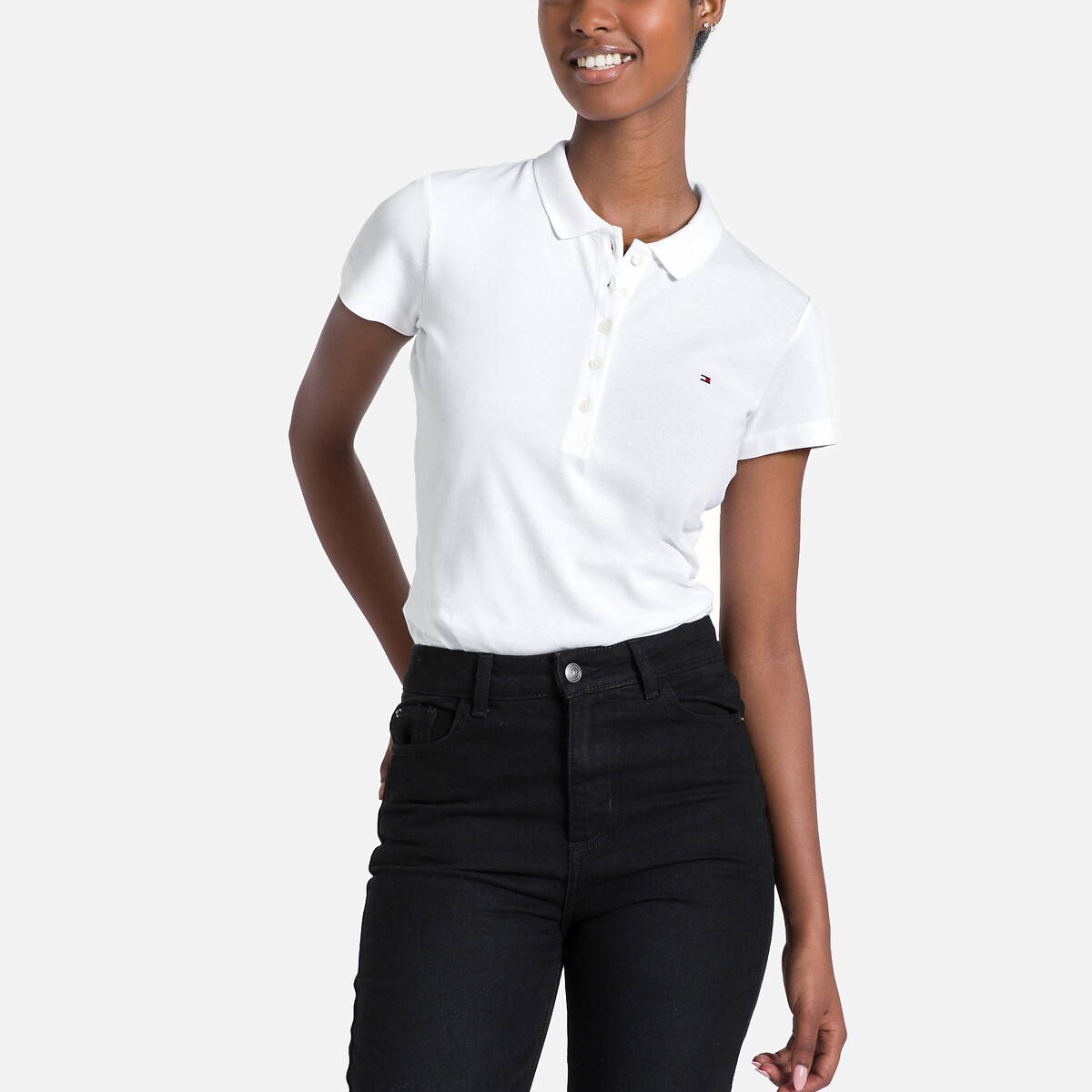 Weißes poloshirt 2025 damen