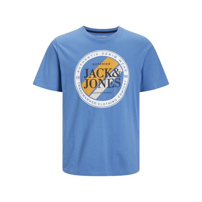 T-Shirt mit rundem Ausschnitt und Logo JACK & JONES