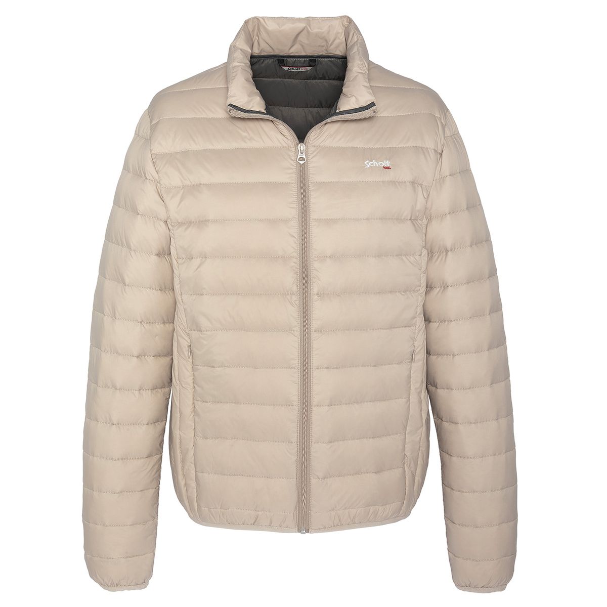 Doudoune sale beige doré