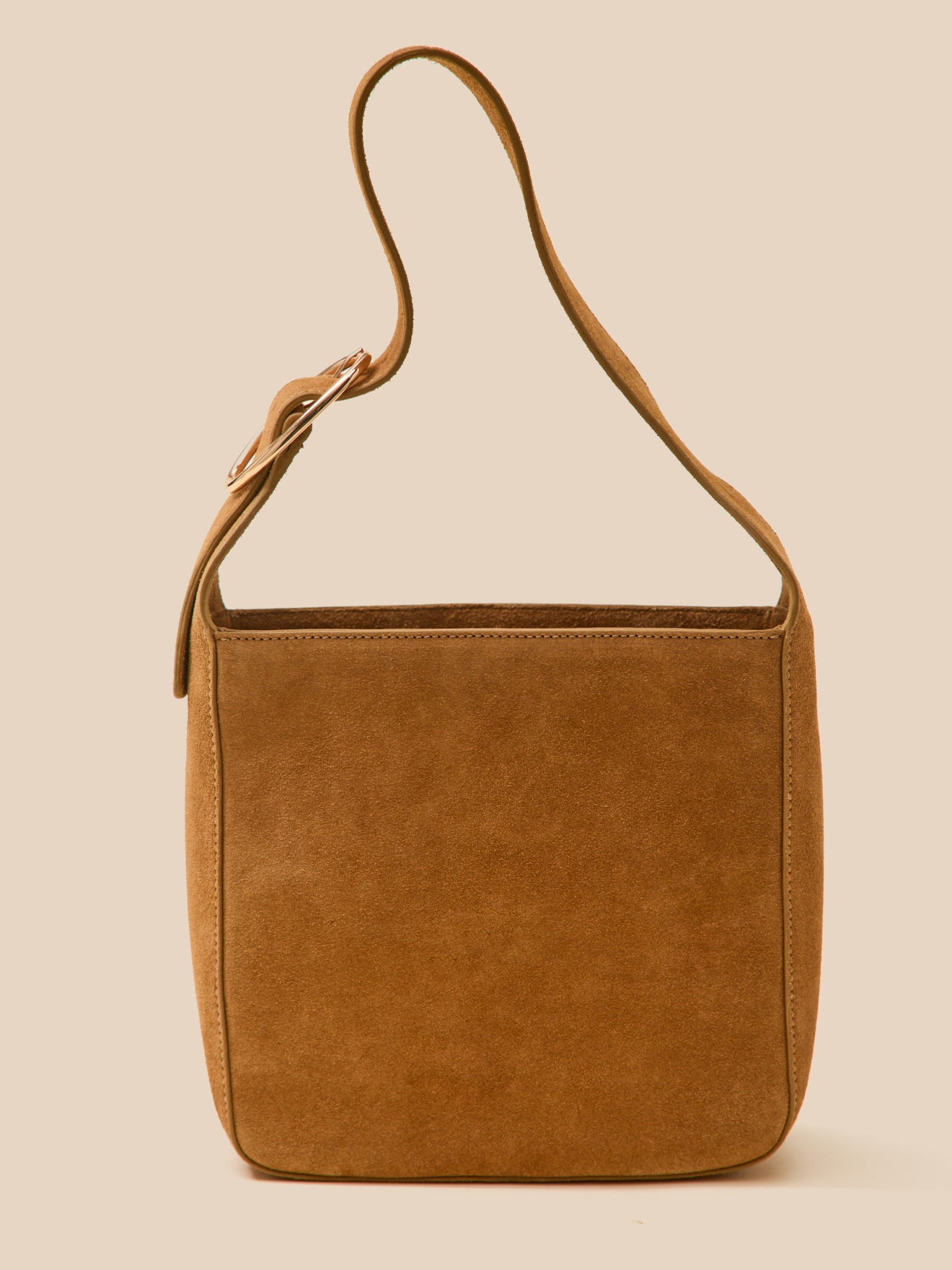 Sac besace cuir velours - Collection Maroquinerie Cyrillus, CYRILLUS