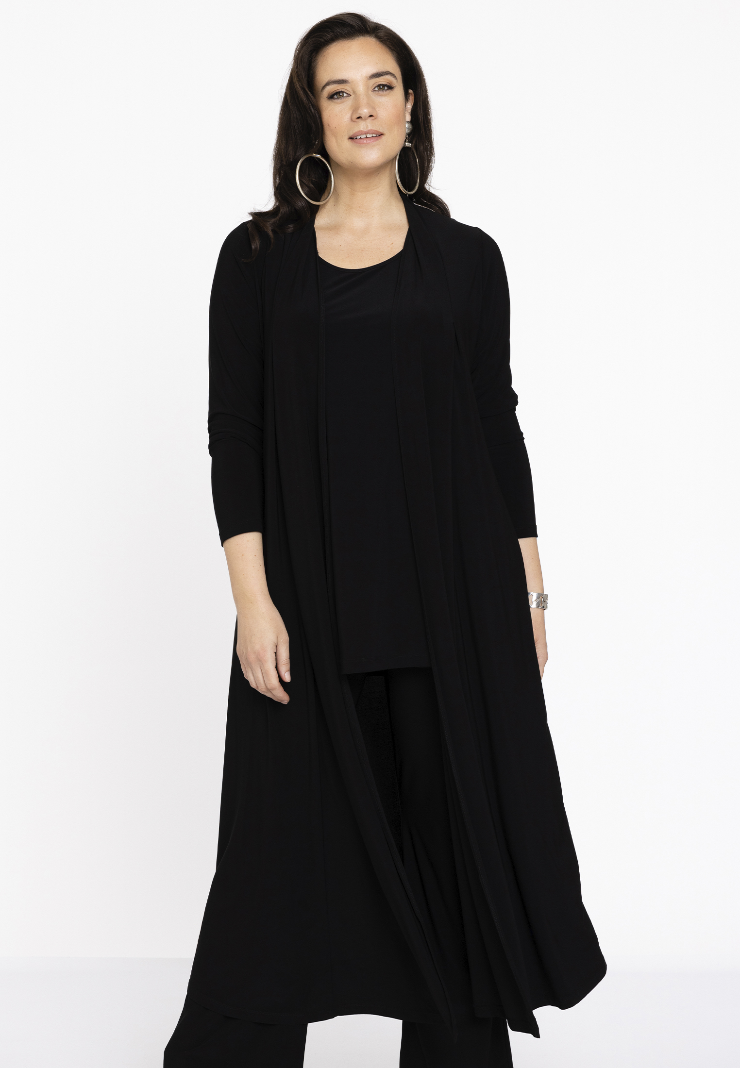 Cardigan avec un devant drapé, YOEK