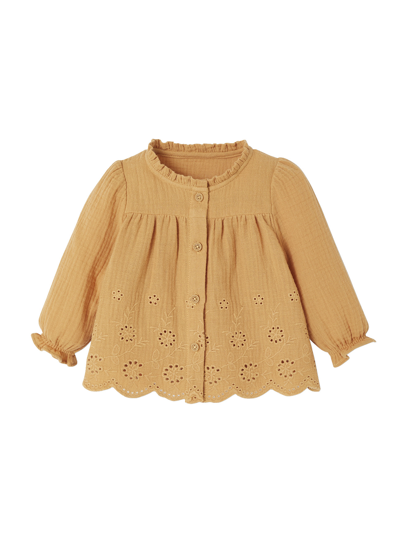 Blouse brodée, VERTBAUDET
